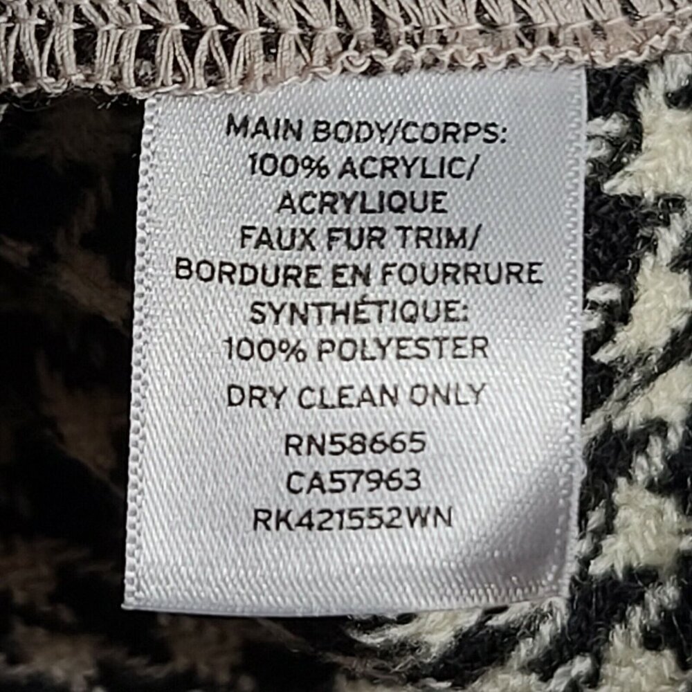 Susina Womens Plaid Jacket Size 2X Faux Shearling Trimmed Collar Pink LS New - Picture 7 of 8